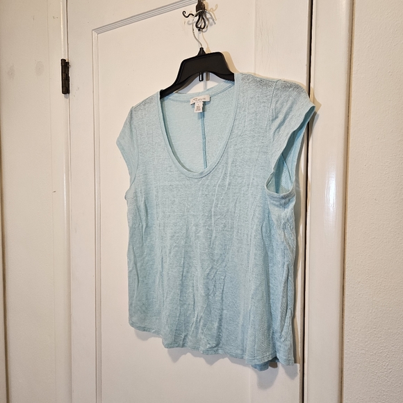 Nordstrom Signature linen short sleeve top - Picture 1 of 6